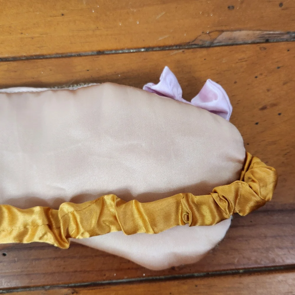 Cute Sloth Sleep Mask with Pink Bow